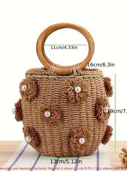 KissICON Handbag – Woven Beach Holiday