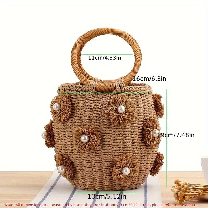 KissICON Handbag – Woven Beach Holiday
