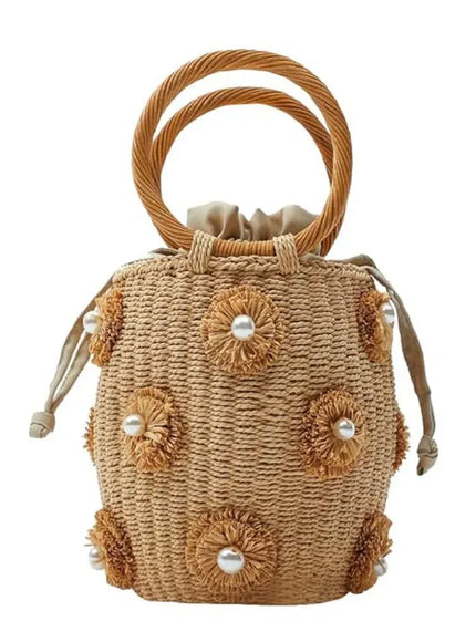 KissICON Handbag – Woven Beach Holiday