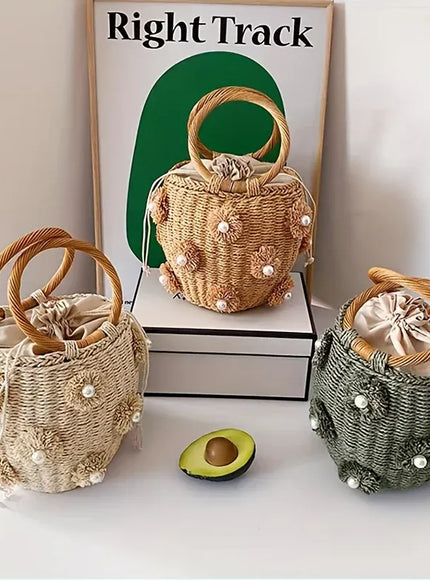 KissICON Handbag – Woven Beach Holiday