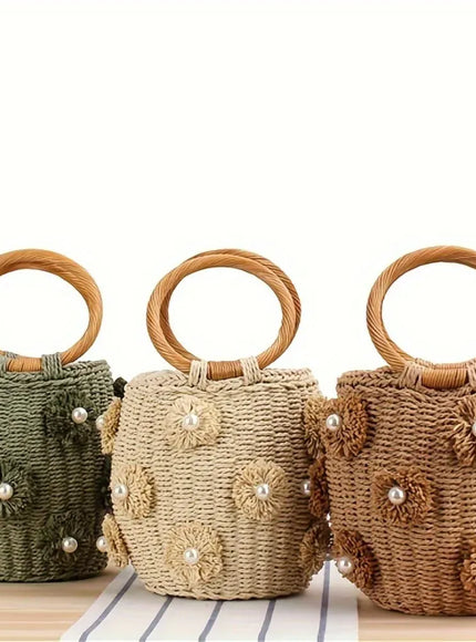 KissICON Handbag – Woven Beach Holiday