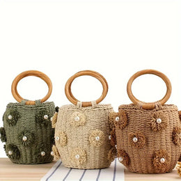 KissICON Handbag – Woven Beach Holiday