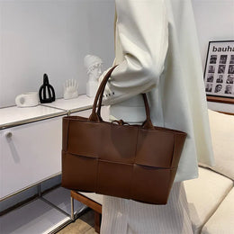 KissICON Handbags 2022 Leather Woven Tote – Bags Designer Solid