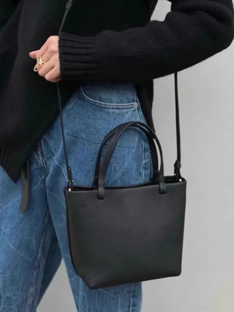 KissICON Handbags Hand Designer Leather Small Tote