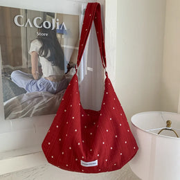 KissICON Handbags Leisure Women's Trend Line Light Cloth