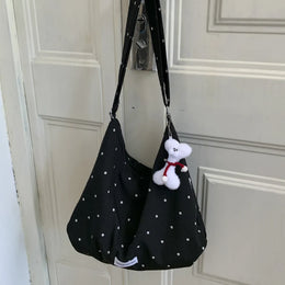 KissICON Handbags Leisure Women's Trend Line Light Cloth
