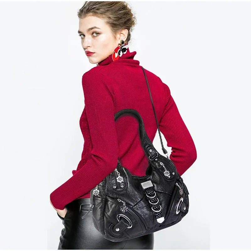 KissICON Handbags Shoulder Tote – Top-handle Shopping Pack