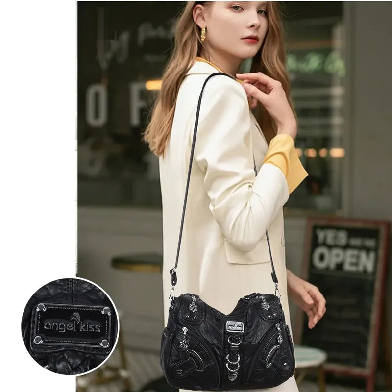 KissICON Handbags Shoulder Tote – Top-handle Shopping Pack