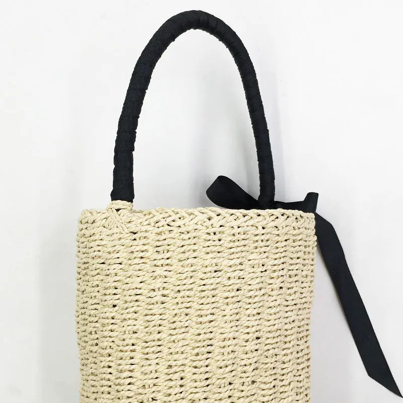 KissICON Handmade Women's Handbag – Straw Beach Bags