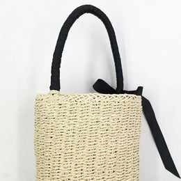 KissICON Handmade Women's Handbag – Straw Beach Bags