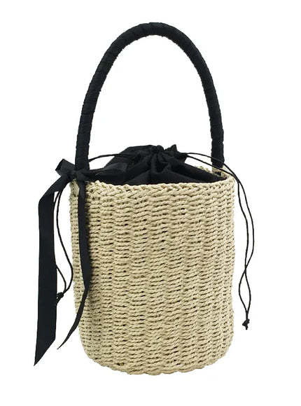 KissICON Handmade Women's Handbag – Straw Beach Bags