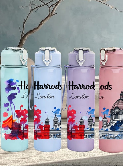 KissICON Harrods London Architecture 750ml Sports Water Bottle
