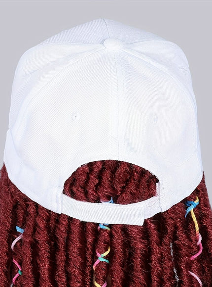 KissICON Hat Wigs 12in Dreadlock Black Cap