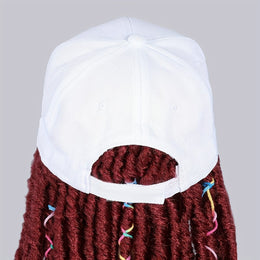KissICON Hat Wigs 12in Dreadlock Black Cap