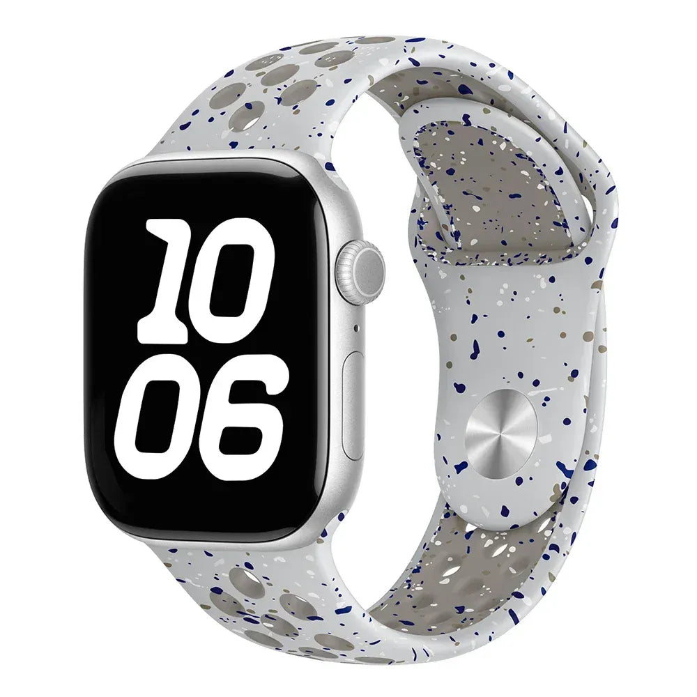 KissICON hazy gray / SM / 38 40 41 S10-11 42mm Silicone Strap For Apple Watch Ultra 3 2 Band 49mm 46mm 45mm 44mm 42mm 41mm 40mm Correa Bracelet iWatch Series 11 10 9 8 7 6 SE