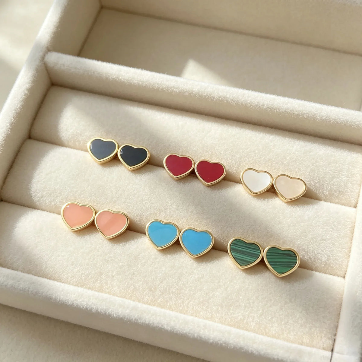 KissICON Heart‑Shaped Jewellery Women's Necklace Bracelet Earrings S925 Silver Plating Rose Gold 5A Zircon High-End Exquisite Party Gift