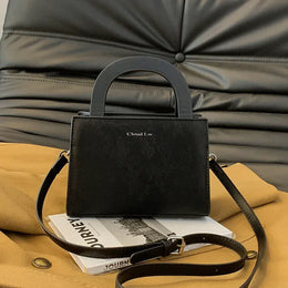 KissICON heise Women's Solid Color Handbag – High-quality Texture