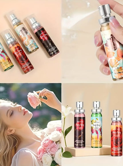 KissICON Heyxi 4 Floral Body Sprays Longlasting