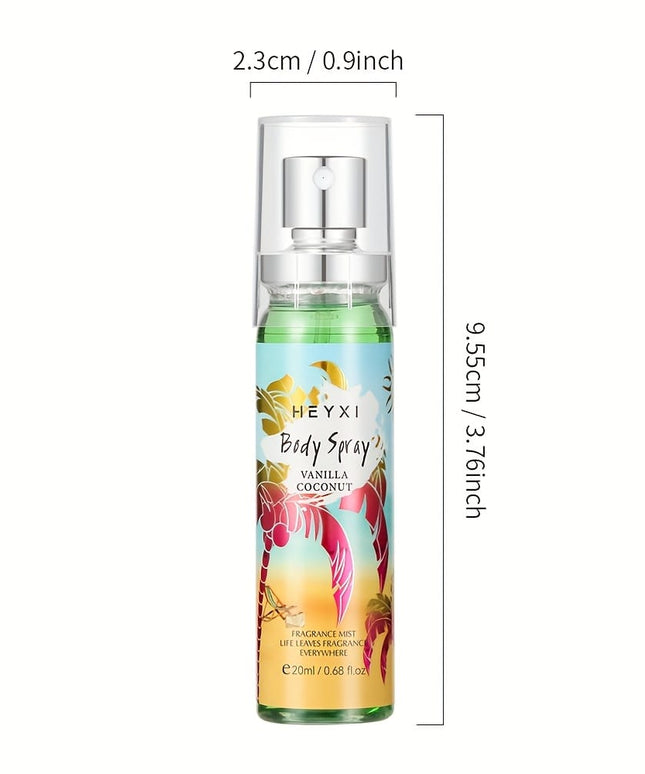 KissICON Heyxi 4 Floral Body Sprays Longlasting