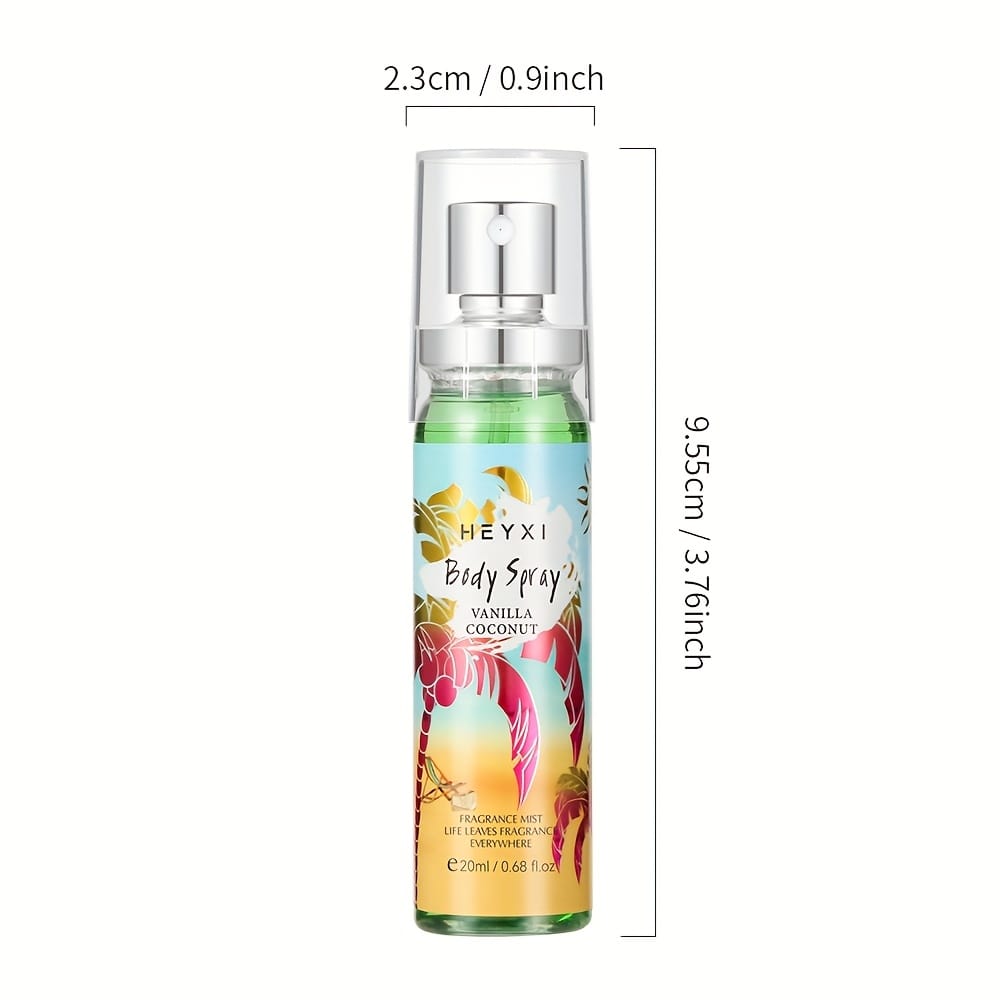KissICON Heyxi 4 Floral Body Sprays Longlasting