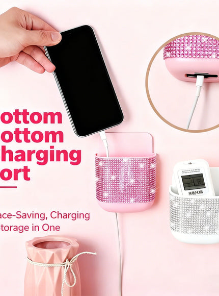 jkthpu-45 Hidden Port Wall Charger  Organizer DeskBedside Solution