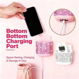 jkthpu-45 Hidden Port Wall Charger  Organizer DeskBedside Solution
