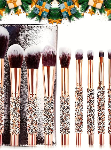 KissICON high-end golden 1012pc Pro Makeup Brush Set – Perfect Gift Her