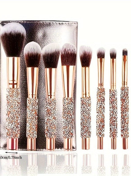 KissICON High-end Golden Golden Handmade Makeup Brush Set – Gifts Her