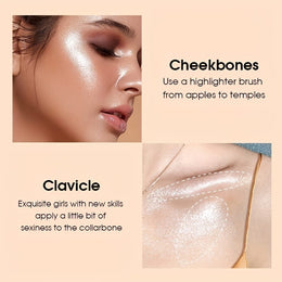 KissICON Highlight Powder Shine Bright Waterproof Champagne Contour Highlight