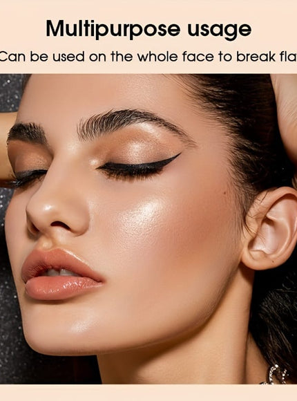 KissICON Highlight Powder Shine Bright Waterproof Champagne Contour Highlight