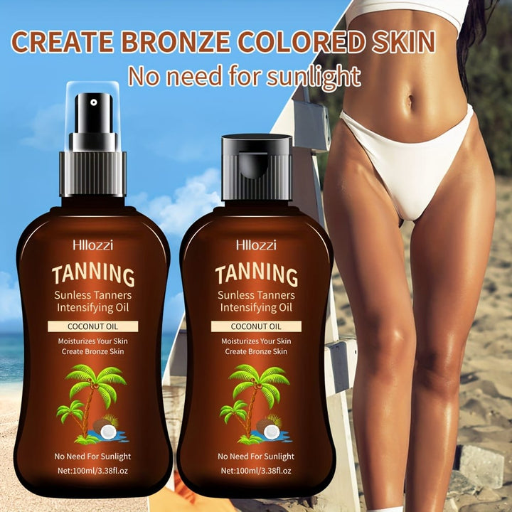 Hllozzi Coconut Sunless Tanner Spray Set