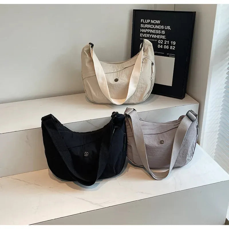 KissICON Hobo Slouchy Crossbody – Purse Commuter Shoulder