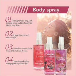 KissICON Holiday Floral Fruity Body Mist Lasting