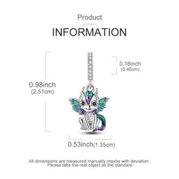 KissICON Hot Sale 925 Silver Butterfly Chameleon Owl Sunflower Charms Fit Original Bracelet Necklace DIY Bead For Women Jewelry