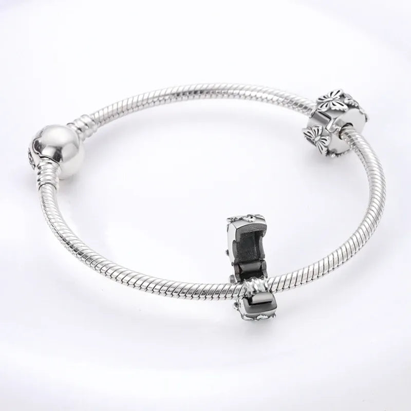 KissICON Hot Sale 925 Silver Butterfly Chameleon Owl Sunflower Charms Fit Original Bracelet Necklace DIY Bead For Women Jewelry