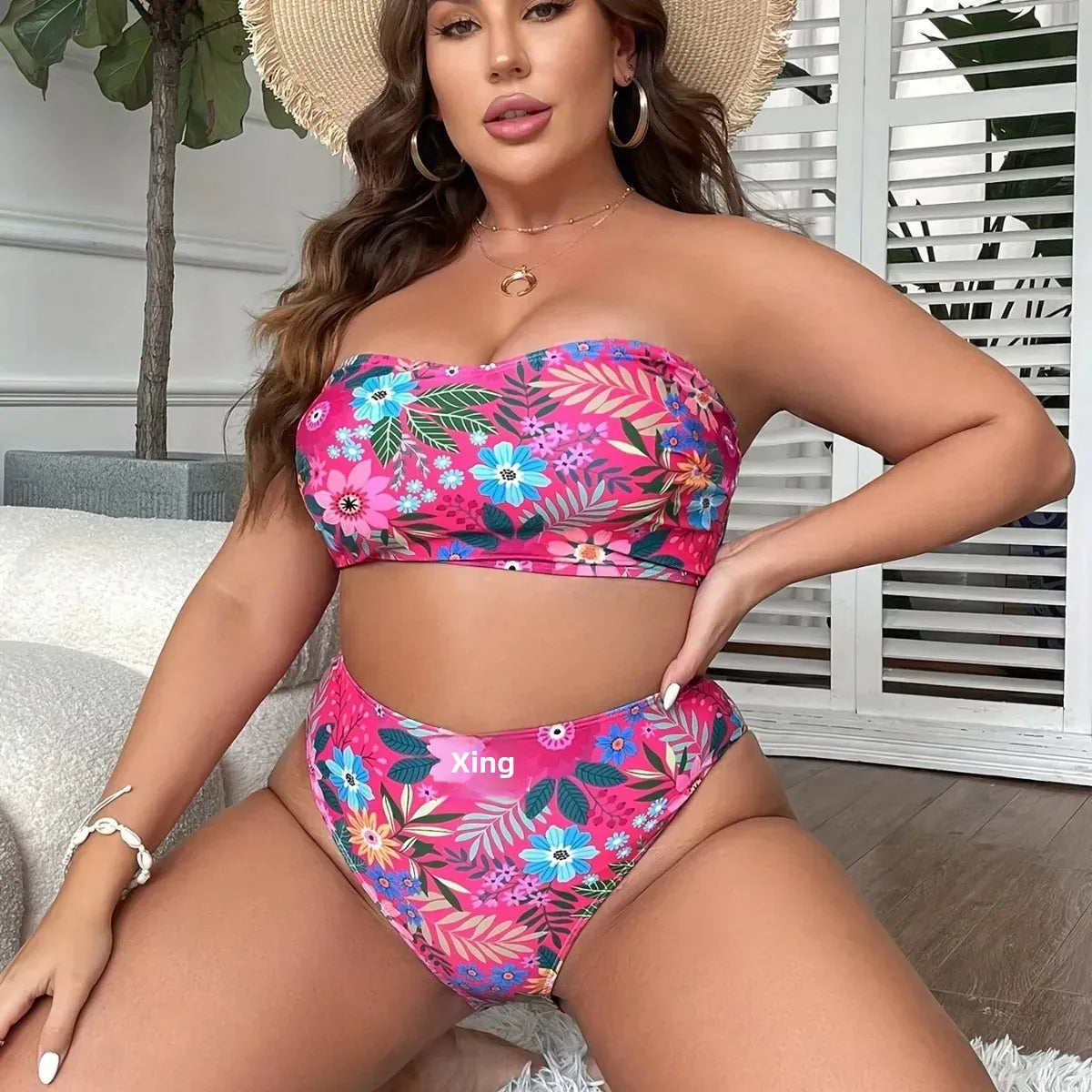 KissICON Hot Sale Season Triangle Bikini – Curve Print