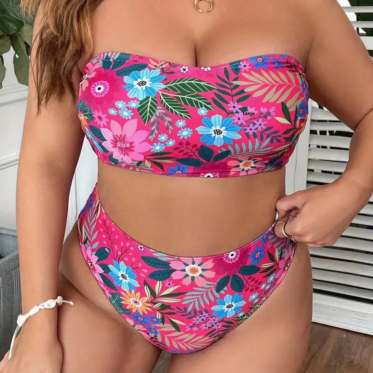 KissICON Hot Sale Season Triangle Bikini – Curve Print