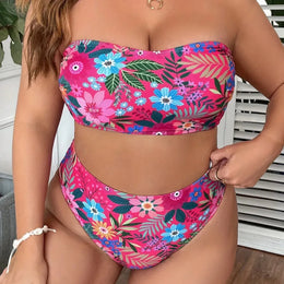 KissICON Hot Sale Season Triangle Bikini – Curve Print