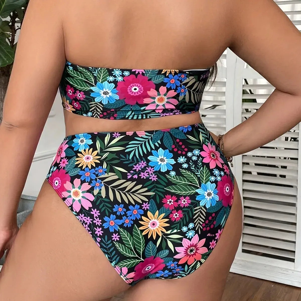 KissICON Hot Sale Season Triangle Bikini – Curve Print