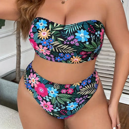 KissICON Hot Sale Season Triangle Bikini – Curve Print