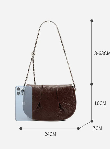 KissICON Hot Sale Small Saddle Chain Handbags Strap