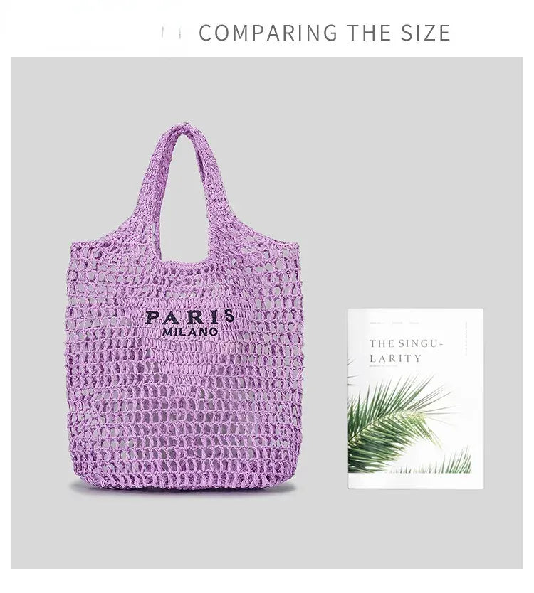 KissICON Hot-selling Hand-woven Women's Handbag – Letter Embroidery