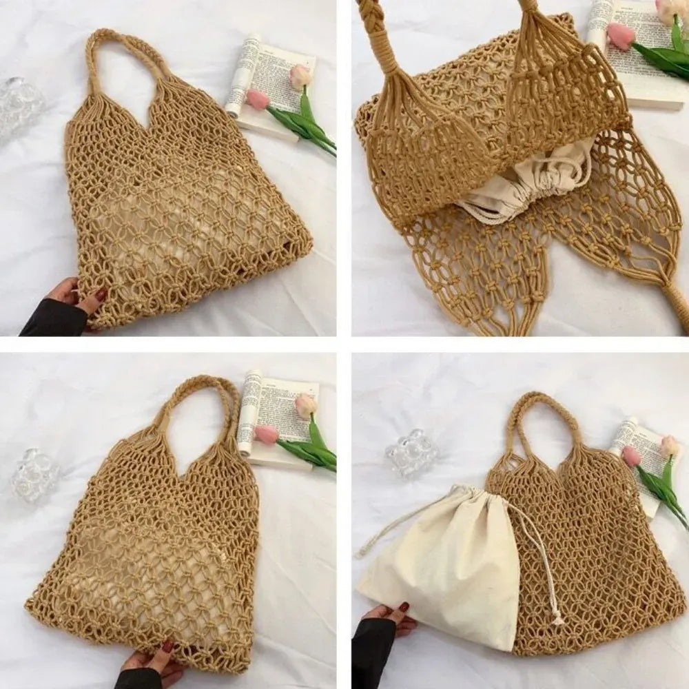 KissICON Hot Selling Hollow Shoulder Handmade Solid Handbag