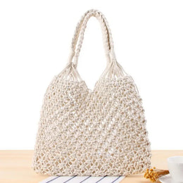 KissICON Hot Selling Hollow Shoulder Handmade Solid Handbag
