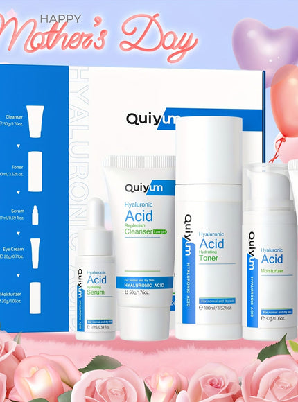 KissICON Hyaluronic Acid Hyaluronic Acid Skincare Set 5 In 1 Gift