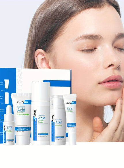 KissICON Hyaluronic Acid Hyaluronic Acid Skincare Set 5 In 1 Gift