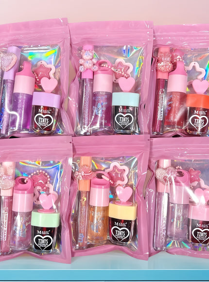 KissICON Hydrating Colorchanging Lip Gloss Honey Gift Set