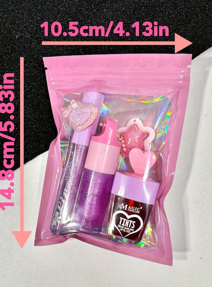 KissICON Hydrating Colorchanging Lip Gloss Honey Gift Set