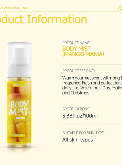 KissICON Hydrating Glow Mist Strawberry Amber Mango