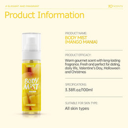 KissICON Hydrating Glow Mist Strawberry Amber Mango